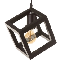 Светильник BayerLux ЭКО "Куб" 1х40Вт Е27 черный 27х27х100см