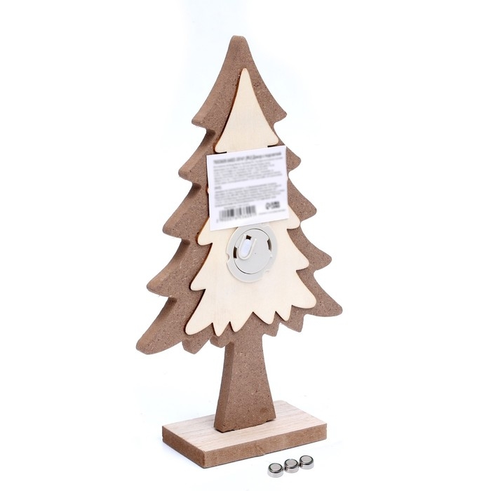Новогодний декор с подсветкой «Ёлка и щелкунчик» 13 × 4,5 × 22 см Новогодний декор с подсветкой «Ёлка и щелкунчик» 13 × 4,5 × 22 см