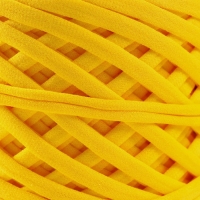 Трикотажная пряжа, ширина 7-9 мм, 100м/295 гр&plusmn;10% (19 - манго)