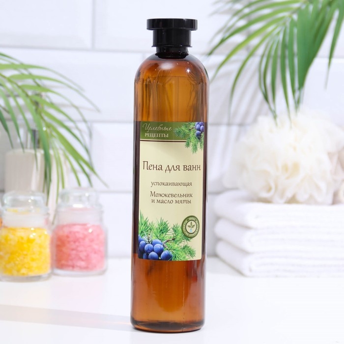 Пена для ванн &laquo;Можжевельник и масло мяты&raquo; успокаивающая, 600 мл