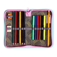 Пенал 1 секция, 115 х 205 мм, с наполнением 16 предметов, Calligrata "Девочка" ламинированный картон, 30П26/set Пенал 1 секция, 115 х 205 мм, с наполнением 16 предметов, Calligrata "Девочка" ламинированный картон, 30П26/set