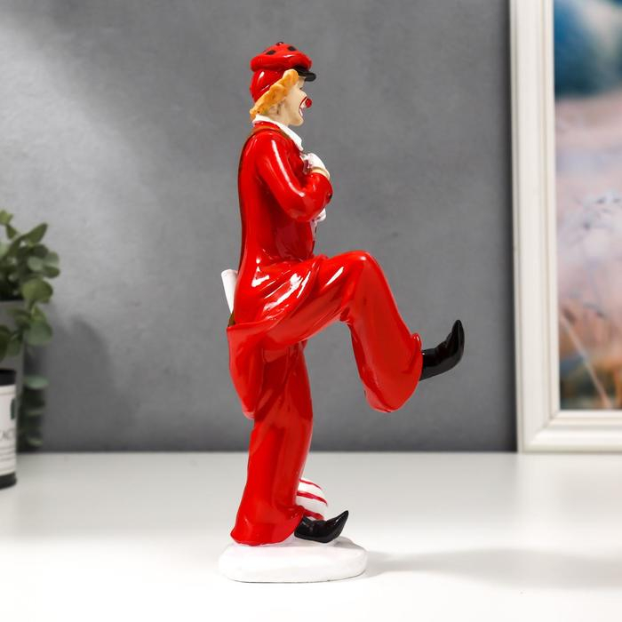 Сувенир полистоун Сувенир полистоун "Клоун с мячом и сумкой" 25,5х9,5х12 см