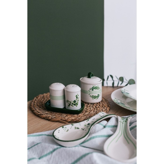 Сахарница керамическая Доляна &laquo;Эвкалипт&raquo;, 150 мл, d=7 см