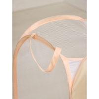 Корзина для игрушек Доляна &laquo;Северный мишка&raquo;, складная, 32&times;32&times;52 см, цвет бежевый