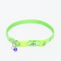 Ошейник "Лето" с бубенчиком, 30 х 1 см, капрон, салатовый