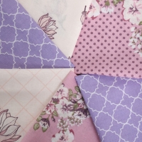 Платок носовой женский 28х28см, 6шт, рис 64094-1, МИКС, ситец 100г/м, хл100%