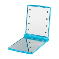 Зеркало Luazon, подсветка, 13.5 &times; 8.5 &times; 1 см, 8 диодов, МИКС