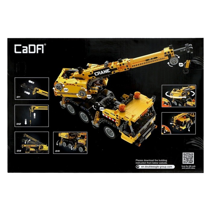 Конструктор техно &laquo;Мобильный кран&raquo;, 658 деталей