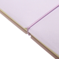 Ежедневник недатированный A5 136 листов deVENTE. Jane, мягкая обложка пвх, резинка, перфорация, ляссе, блок 70, сиреневый Ежедневник недатированный A5 136 листов deVENTE. Jane, мягкая обложка пвх, резинка, перфорация, ляссе, блок 70, сиреневый