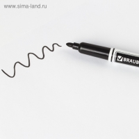 Маркер для доски 4.0 мм, BRAUBERG, чёрный