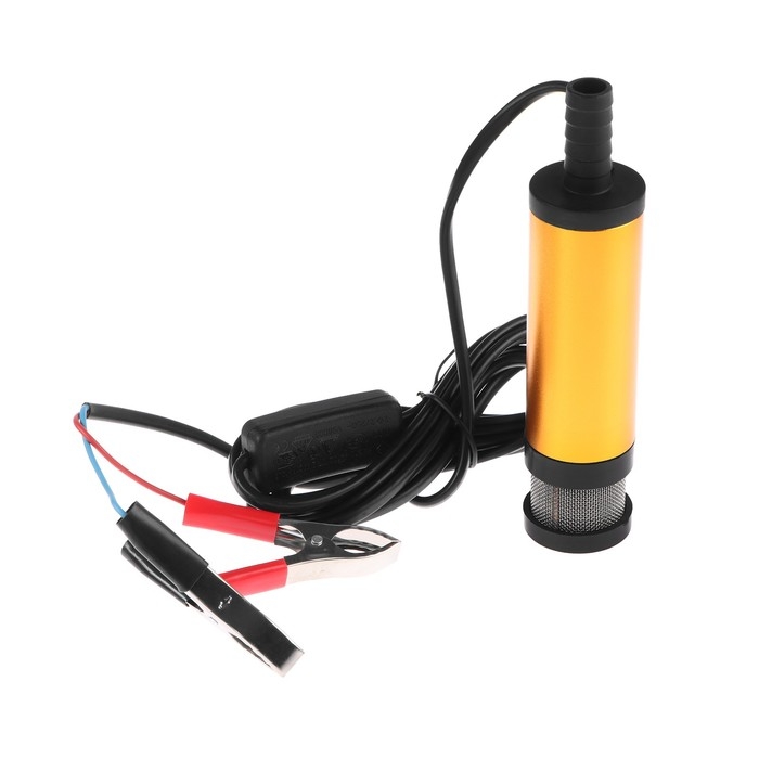 Насос перекачки топлива Skyway 12 В, для дизеля, 38 мм, 12 л/мин, с фильтром