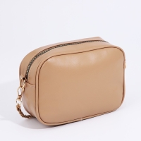 Сумка кросс-боди на молнии, цвет бежевый Сумка кросс-боди на молнии, цвет бежевый