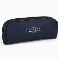 Пенал школьный текстильный &laquo;1 сентября: Антисоциальный&raquo;, 20 х 8 х 4 см