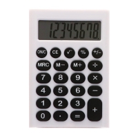 Калькулятор настольный 08-разрядный, МИКС Калькулятор настольный 08-разрядный, МИКС