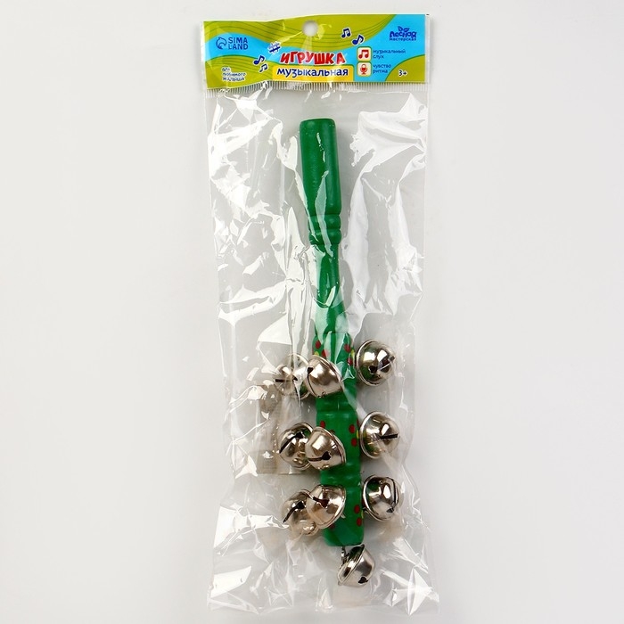 Погремушка с бубенцами &laquo;Весёлое настроение&raquo;, цвета МИКС