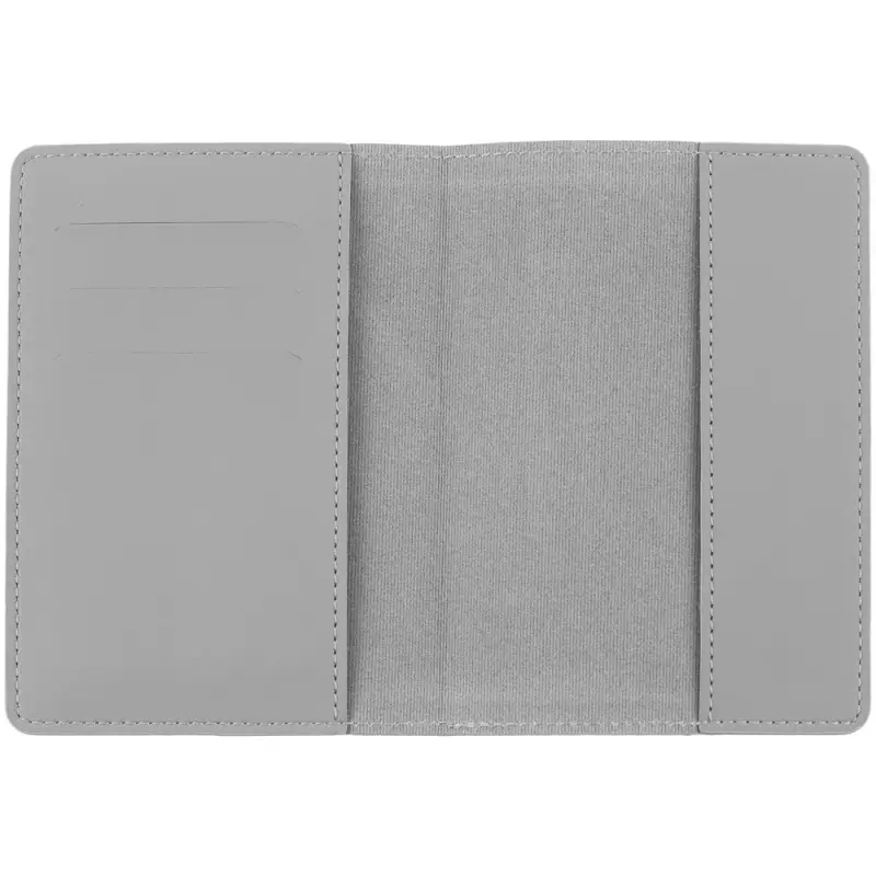 Обложка для паспорта Shall Simple, серый
