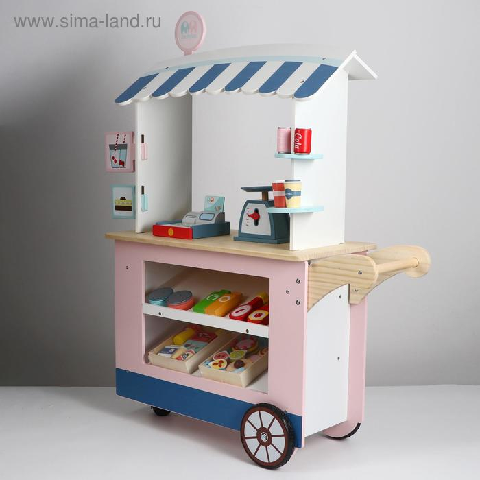 Продуктовая лавка &laquo;Мечта&raquo;, на колёсах, 74 &times; 30 &times; 102 см
