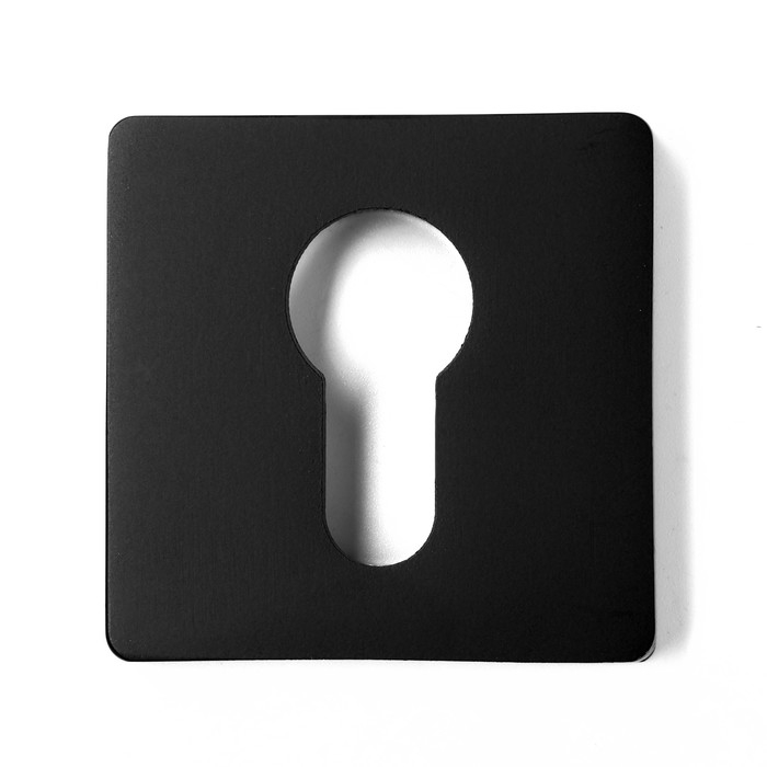 Накладка на цилиндровый механизм LOCKLAND, квадратная, цвет черный, комплект Накладка на цилиндровый механизм LOCKLAND, квадратная, цвет черный, комплект