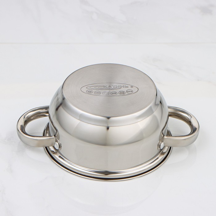 Кастрюля &laquo;Гретта&raquo;, 1.6 л, d=16 см, капсульное дно, индукция