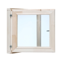 Окно, 50&times;50см, двойное стекло ЛИПА, наружное открывание