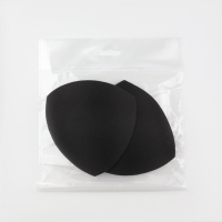 Чашки для бюстгальтера &laquo;Треугольник&raquo;, евро 70-75, пара, цвет чёрный