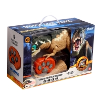 Динозавр &laquo;T-Rex&raquo;, радиоуправление, эффект дыма, проектор, цвет МИКС