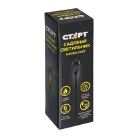 Светильник на солнечной бат. "СТАРТ", "Маори Лайт" 6x39 см, IP44, 6 LED, эфф. огня, Т/БЕЛЫЙ Светильник на солнечной бат. "СТАРТ", "Маори Лайт" 6x39 см, IP44, 6 LED, эфф. огня, Т/БЕЛЫЙ