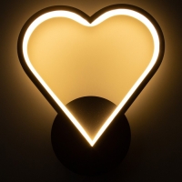 Бра 2524/1BK LED 12Вт 4000К черный 23х25 см