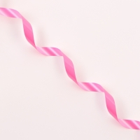 Лента для декора и подарков "Глянец", 1,2см х 45м, розовая