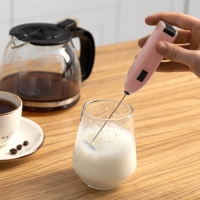 Капучинатор погружной Luazon LMR-07, от 2АА не в компл., цвет розовый Капучинатор погружной Luazon LMR-07, от 2АА не в компл., цвет розовый