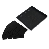 Набор для рассады: пластиковая вставки на 16 ячеек, по 130 мл, пластиковый чёрный поддон, 26,5 &times; 26,5 &times; 3 см