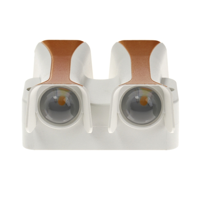 Светильник фасадный &laquo;Элегант&raquo;, FSD-043, 4 Вт, 3000К, 2 луча, IP65, 220 В, пластик, белый