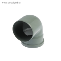 Отвод канализационный FLEXTRON, внутренний, d=110 мм, 90&deg;