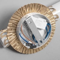 Бра "Минора" LED 3000К золото 21,5х15х15см Бра "Минора" LED 3000К золото 21,5х15х15см