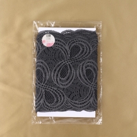 Кружевная эластичная ткань, 180 мм × 2,7 ± 0,5 м, цвет графитовый Кружевная эластичная ткань, 180 мм × 2,7 ± 0,5 м, цвет графитовый