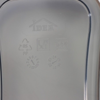 Ёмкость для сыпучих продуктов &laquo;Бест&raquo;, 1,5 л, 9,5&times;19&times;14 см, прозрачный, крышка серая