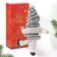 Ёлочная игрушка новогодняя новогодняя &laquo;Новый год: Снежных радостей&raquo;, 14 см х 7 см х 3 см