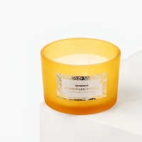 Свеча ароматическая в стекле &laquo;Ароматная клубника&raquo;, 5 х 7,1 см.