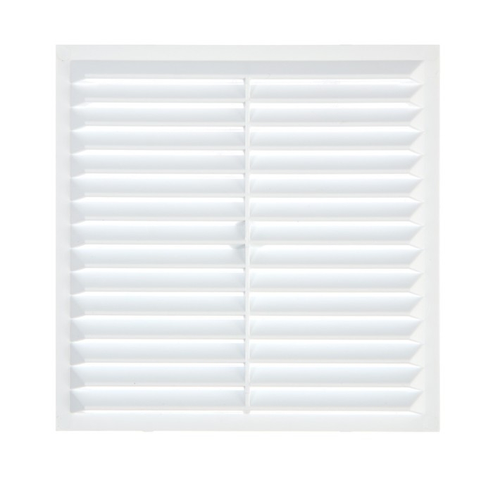 Решетка вентиляционная "КосмоВент" Л130, 130 х 130 мм, с сеткой, неразъемная