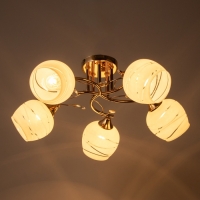 Люстра "Рафаэль" 5х60Вт Е27 Золото 61х61х22,5см Люстра "Рафаэль" 5х60Вт Е27 Золото 61х61х22,5см