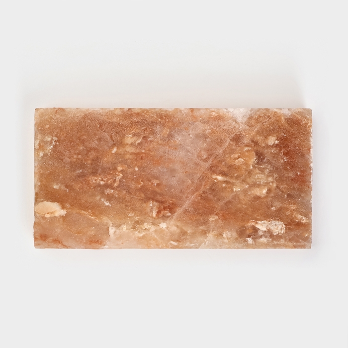 Кирпич из иранской горной соли, 20х10х3 см, цвет микс, 1 сорт