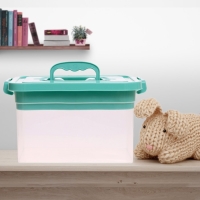 Контейнер для хранения с крышкой и вкладышем 6,5 л, цвет пыльно-голубой Контейнер для хранения с крышкой и вкладышем 6,5 л, цвет пыльно-голубой