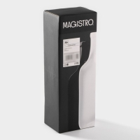 Набор блюд фарфоровых сервировочных Magistro &laquo;Бутыль Инь-Янь&raquo;, 31,8&times;10,8&times;2,8 см, цвет белый, чёрный