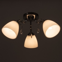 Люстра 2012/3 E27 60Вт серебро 47х47х27 см