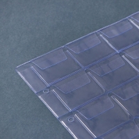 Набор листов для монет, формат "Оптима", 10 листов 200 х 250 мм, на 24 ячейки 45 х 40 мм