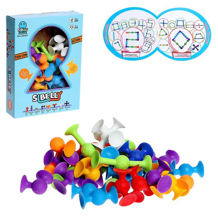 Конструктор &laquo;Забавные присоски&raquo;, 36 деталей