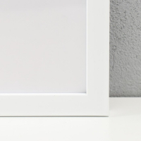 Фоторамка пластик "МИРАМ" 40х60 см, 641861 белый (пластиковый экран)