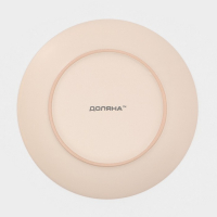 Набор тарелок керамических Доляна &laquo;Пастель&raquo;, 18 предметов: 6 тарелок d=19 см, 6 тарелок d=27 см, 6 мисок d=19 см, цвет крем-брюле