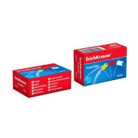 Кнопки силовые "Флажки", 50 штук, Erich Krause Кнопки силовые "Флажки", 50 штук, Erich Krause