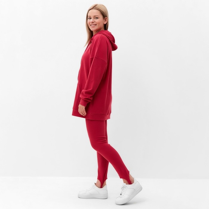Костюм женский (толстовка/легинсы), цвет фуксия, размер 50 Костюм женский (толстовка/легинсы), цвет фуксия, размер 50